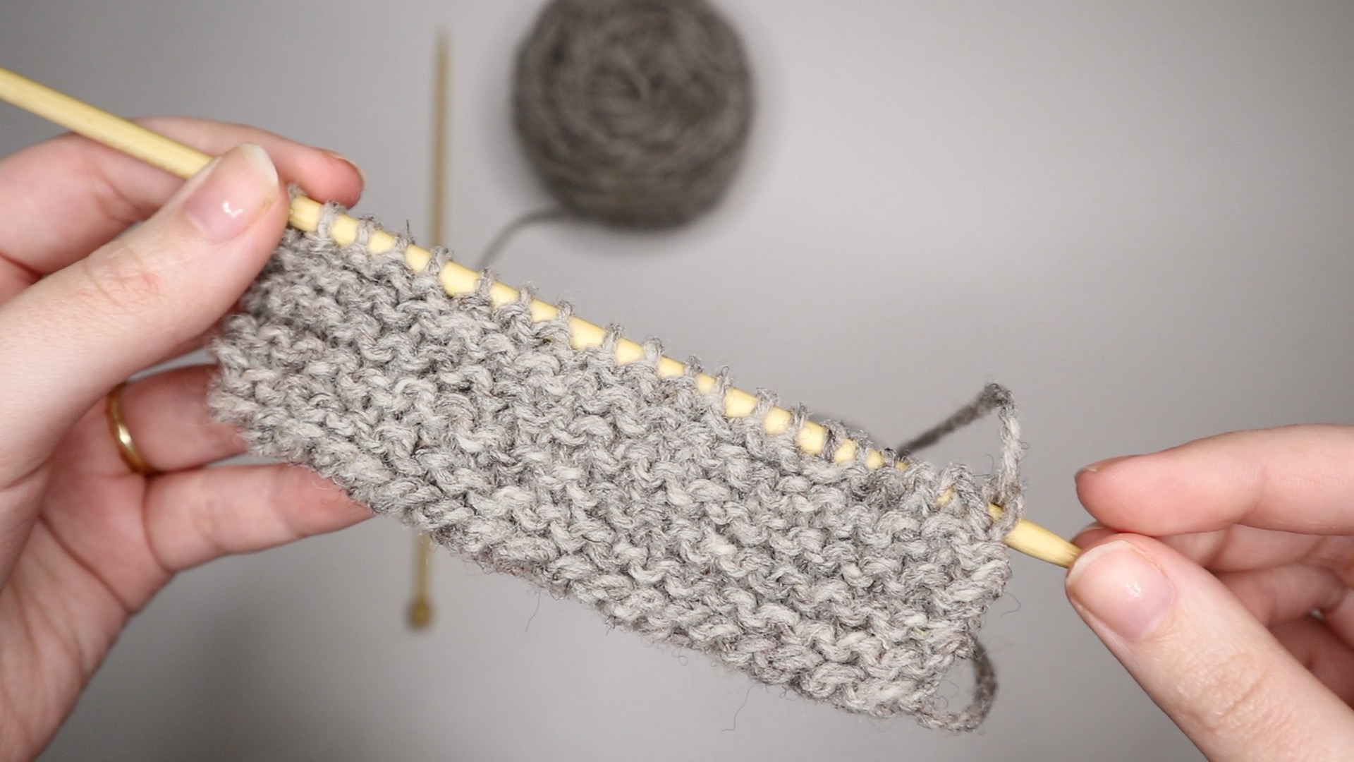 Knitting for Beginners: How To Knit + Garter Stitch