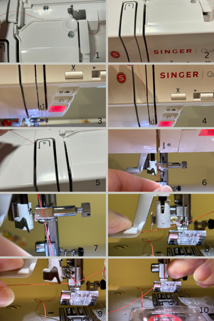 How to thread a sewing machine
